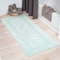 Hastings Home 100-percent Cotton Bathmat 24x60 Long Bathroom Runner, Reversible, Soft, Absorbent, Rug, Seafoam 133262XMQ - alternate 1